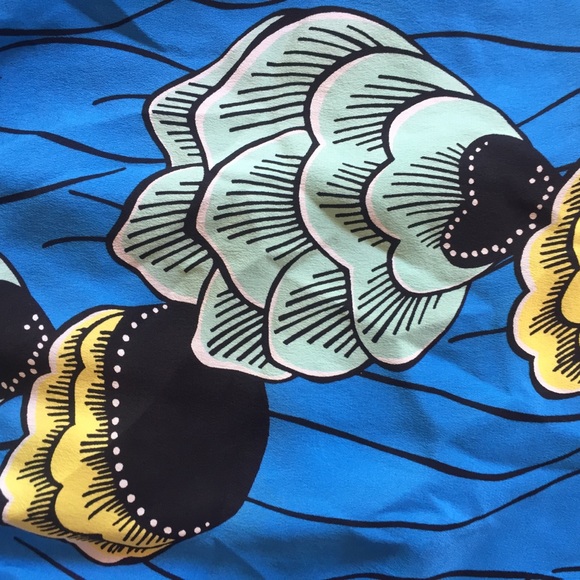 Anthropologie Sariah Palma Silk Floral Dress Sz 2 - Picture 4 of 6